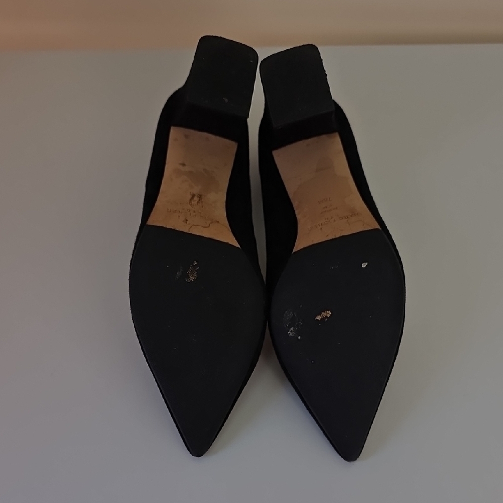 Marc Fisher Black Suede Heels.  Size 7 1/2 - Picture 8 of 12